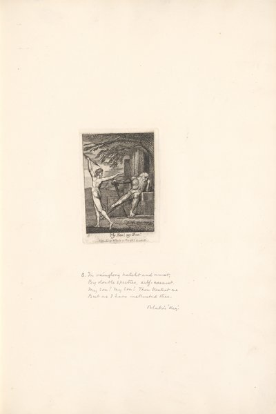 For the Sexes. The Gates of Paradise, Plate 10, My son! my Son! by William Blake